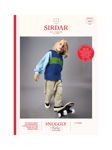 Sirdar Snuggly Replay Slope Style Kids' Gilet Knitting Pattern, 2627