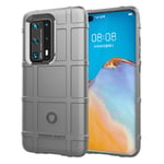 Rugged Shield Huawei P40 Pro Plus skal - Silver/Grå