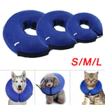 Inflatable Dog Puppy Cat Pet Collar Post Surgery Lampshade Cone Neck Injury