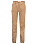 Fjallraven High Coast Zip-Off TR. W Pantalon Femme, Sable foncé, 42