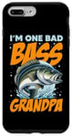 iPhone 7 Plus/8 Plus I'M ONE BAD BASS GRANDPA, for the fishing grandfather Case