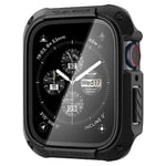 Spigen Tough Armor 360 Coque avec Protection Ecran Intégré Compatible avec Apple Watch Série 9 8 7 41mm - Noir