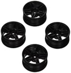 Tamiya 300051263 Wheel Ferrari FXX – Pack of 4, 26 mm, Black