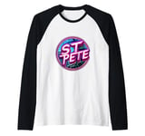 St. Pete Beach Florida St. Petersburg Pirates Sunshine Raglan Baseball Tee