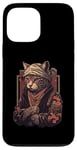 Coque pour iPhone 13 Pro Max Yakuza Chat Japonais Mafia Tatouage Fleurs