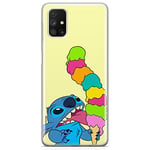 ERT GROUP Coque de téléphone Portable pour Samsung M51 Original et sous Licence Officielle Disney Motif Stitch 015 Parfaitement adapté à la Forme du téléphone Portable, Coque en TPU