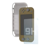 Kit de protection Coque en TPU semi rigide + Protection d'écran en verre trempé pour Nintendo Switch Lite Transparent