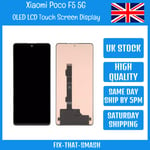 Xiaomi Poco F5 5G 23049PCD8G OLED LCD Touch Screen Display Digitizer Replacement