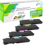 4 Couleurs Cartouches De Toner Compatible Pour Xerox Versalink C400 C400N C400Dn C405 C405N C405Dn Mfp ¿Très Haut Rendement¿ 10500 Pages Pour Noir & 8000 Pages Pour C M Y[DYJ073253]