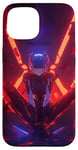 iPhone 15 Manga Anime Space Girl Case