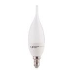 LED Bougie Ampoule Économique Flamme C37 E14 230V Blanc Chaud 7W ~45W 560 Lm