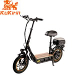 Kukirin C1 Pro Scooter Électrique Avec Siège, Pneu Pneumatique De 14 Pouces, Moteur 500 W, Batterie 48 V 15 Ah, Vitesse Maximale De 45 Km - Version Batterie 15 Ah