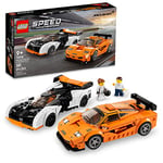 LEGO 76918 Speed Champions McLaren Solus GT & McLaren F1 LM, 2 Jouets emblématiques de Voiture de Course pour garçons et Filles, kit de Construction de modèle Hypercar, Ensemble de Collection 2023
