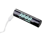 Soshine - 18650USB-3.7-3000 Batterie USB-Micro-B 18650 Li-Ion 3.6 v 3000 mAh