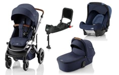 Britax Smile 5Z duovagn + Baby-Safe babyskydd + isofix-bas