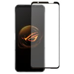 2-PACK SKALO Asus ROG Phone 7 5G/7 Ultimate Heltäckande Skärmskydd Härdat Glas - Svart