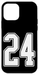 Coque pour iPhone 12 mini #24 Maillot de sport pour fan de sport Blanc