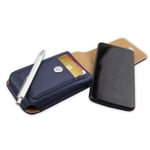 caseroxx Outdoor Case for Elephone Soldier in blue made of genuine leather