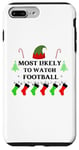 iPhone 7 Plus/8 Plus Most Likely To Watch Football Family Santa Elf Hat Case