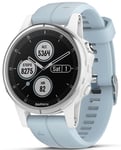 Garmin Watch Fenix 5S Plus White Seafoam Band