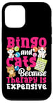 iPhone 12/12 Pro Bingo Player Cat Bingo And Cats Because Therapy Is Expensive Case