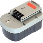 Batteri till A14F för BlackDecker, 14.4V, 2000 mAh