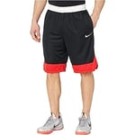 Nike Icône Dri-FIT, Homme, Short, Men's Dry Icon Short, Noir/Rouge/Blanc., Medium