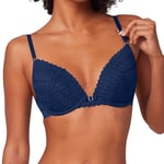 Triumph Women's Aura Spotlight T WHU Bra, Dark Blue, 38A