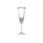 Villeroy & Boch - lot de flûtes à champagne avec bord doré Grand Royal Gold, flûtes à champagne de 120 ml, verre cristallin, transparent