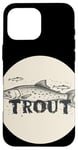 Coque pour iPhone 16 Pro Max Bonne saison de pêche avec ce costume de truite cool