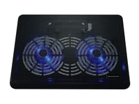 Conceptronic Thana CNBCOOLPAD2F 2-Fan Cooling Pad/Tray for up to 15.3" Laptop/No