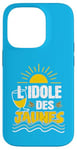 Coque pour iPhone 14 Pro L'idole des Jaunes Humour Fleur d'Anis Apéro Pastaga