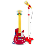 Bontempi- Guitare, 24 5832, Rouge et Jaune