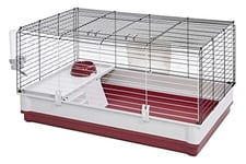 MidWest Homes for Pets 158 Wabbitat Deluxe Cage à Lapin Marron/Blanc 99,5 x 60 x 50 cm