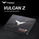 Team Group TEAMGROUP T-FORCE VULCAN Z 512GB SLC Cache 3D NAND TLC 2.5 Inch SATA III SSD(R/W 530/470 MB/s)