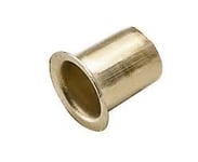 City Deco Centre Socket Plug in for Ø 7.5 mm Hole - Steel (Pack of 20) (Brass Plated)