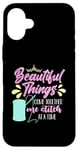 iPhone 16 Plus Beautiful Things Come Together Loves Stitching Cross Stitch Case