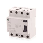 Disjoncteur différentiel RCCB, 40A, type A, 4 pôles 300mA, 230/400V