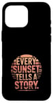 Coque pour iPhone 16 Pro Max Sunset Chasers Golden Hour Photographie Scénique Coucher de Soleil Vues