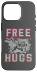 Coque pour iPhone 16 Pro Wrestling Free Hugs Funny Saying Wrestler Sport Hommes Femmes