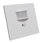 LED ATOMANT Détecteur de Mouvement Mural Encastré, avec Capteur de Lumière Graduable, Portée 10m, Taille Standard Compatible Boîte Murale, pour LED