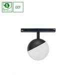 SYSTEM SHIFT SMART - Skinneljus Ø100x130mm 5W 165° Svart CCT/Dim. - Dimbar : Via Smart Home, Kulör : CCT (Varm till Kall Vit)