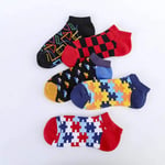 MIWNXM 10 Paires Spring/Summer Street Fashion Hip Hop Funny Socks Men Happy Harajuku Patchwork Casual Stealth Ship Men Socks