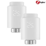 2PCS SONOFF Zigbee Thermostatic Radiator Valve TRV Smart Home Heating Thermostat