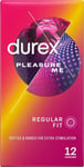 Durex Pleasure Me Ribbed and Dotted Condoms (Pack of 12)