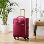 IT Luggage Divinity Quilted Cabin Soft Shell Suitcase