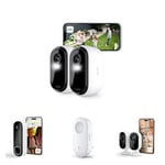 Arlo Essential 2 HD (2 Cameras) + Sonnette HD + Carillon + 4 Indoor Cameras