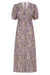 Bellavista Midi Dress - Valerie Floral - Purple