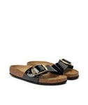 BIRKENSTOCK MADRID BIG BUCKLE Birko-Flor patent slipper