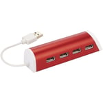 Avenue 4-porters Usb-hub Och Telefonstativ Av Aluminium 11 X 2.7